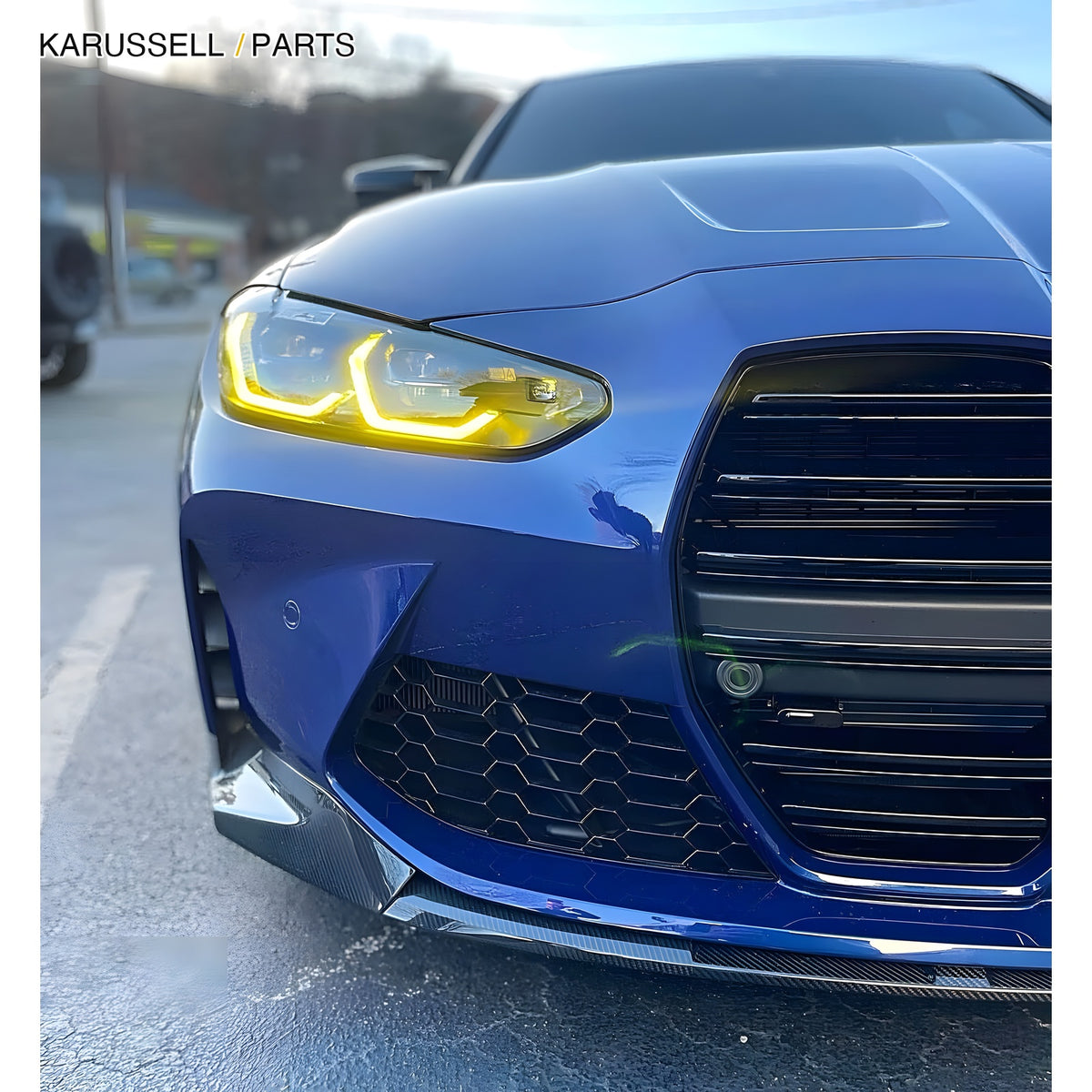 Blue M4 with CSL yellow DRLs