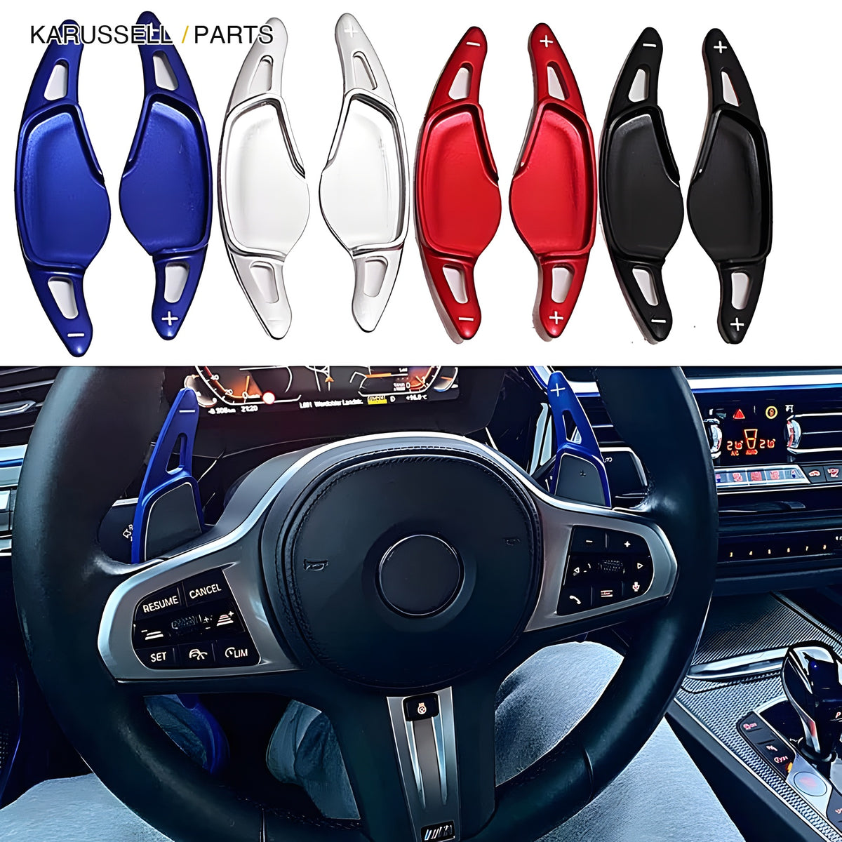 Paddle colours, installed on G chassis wheel