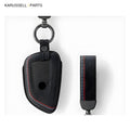 Microsuede key case on BMW smart key