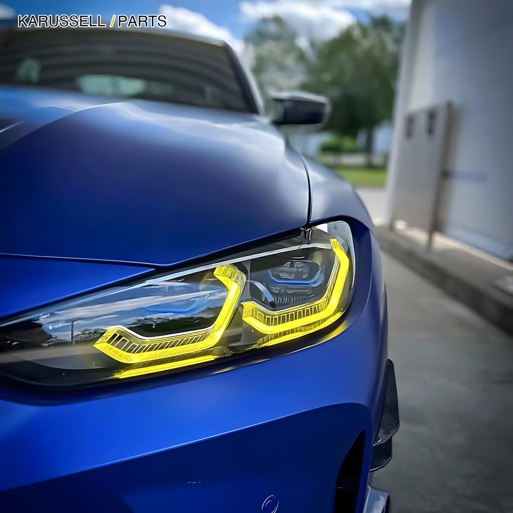 CSL yellow DRL closeup