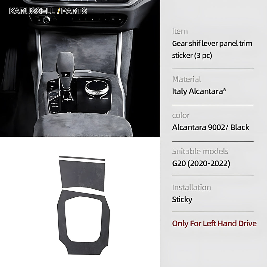 Gear shift panel, left hand drive
