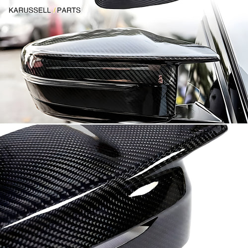Dry carbon mirror caps for BMW G80 M3 G82 M4 G87 M2, pair